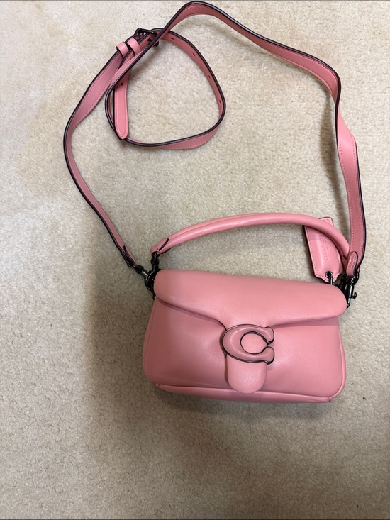 Coach Handbags - Coach Pink Leather mini pillow tabby Crossbody with Top Handle